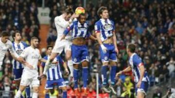 Cabezazo de Bale para el 4-0 del Real Madrid.