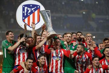 El Atlético de Madrid campeón de la Europa League por tercera vez.