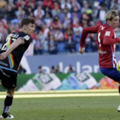 Las mejores imágenes del Atlético-Rayo y el gol de Griezmann