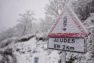 Nevadas en Asturias