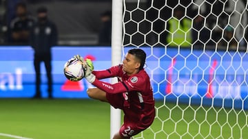 Kevin Mier of Cruz Azul during the match between Los Angeles Galaxy and Cruz Azul  as part of Phase One of the Leagues Cup 2025 at Dignity Health Sports Park Stadium on August 03, 2024 in Carson, California, United States.