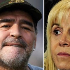 Maradona acusa de "ladrona" a su exmujer, Claudia Villafañe