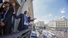 Marcus Slaughter celebr&oacute; el &uacute;ltimo t&iacute;tulo de Liga del Madrid.