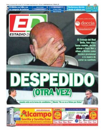 Portadas de la prensa mundial