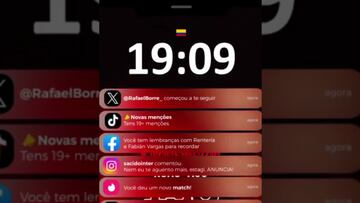 Inter de Porto Alegre presenta a Borré como su nuevo jugador