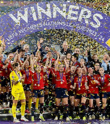 La seleccion española campeona de la Women's Nations League.