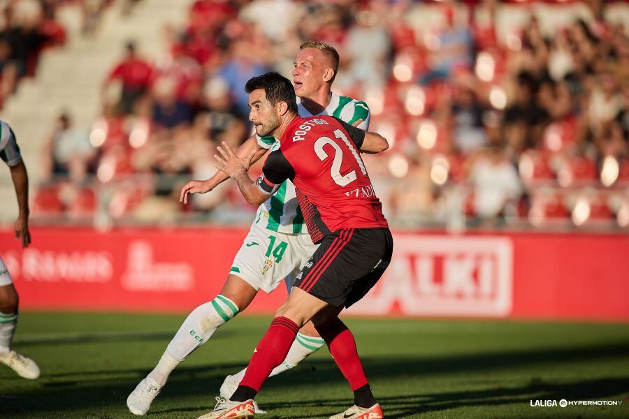 Postigo dejó buenas sensaciones en los más de 60 minutos que jugó ante el Deportivo.