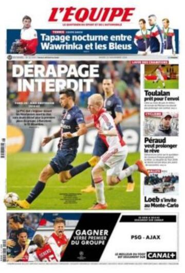 Portadas de la prensa deportiva