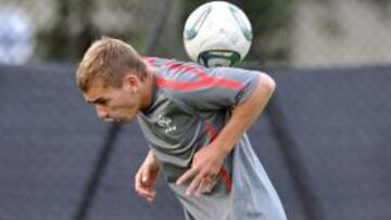 <b>NO VENDRÁ. </b>Griezmann, con su Selección, no vendrá al Atlético.