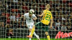 Harry Kane marcó para Inglaterra a los 78 segundos de debutar