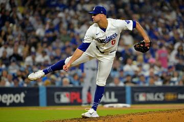  Los Angeles Dodgers pitcher Jack Flaherty (0) 