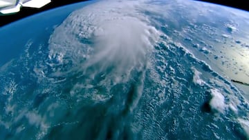 Espectacular vista del huracán Milton desde la estación espacial internacional de la Nasa