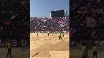 Pinilla se transformó en hincha y cantó en el Banderazo