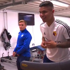'Cucho' Hernández trabaja en su recuperación con el Watford
