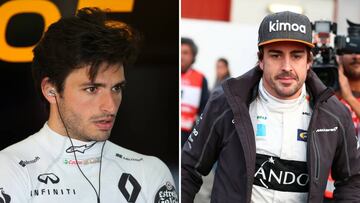 Carlos Sainz y Fernando Alonso.