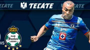 Cruz Azul vs Santos (0 - 1) Resumen del partido y goles