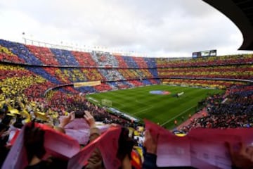 Interior del Camp Nou.