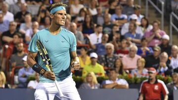 Nadal - Fognini: horario, TV y dónde ver online hoy los cuartos de Montreal