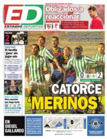 Portadas de la prensa deportiva