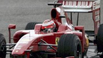 <strong>SIGUEN LAS PRUEBAS.</strong> Ferrari sigue poniendo a punto su nuevo monoplaza.