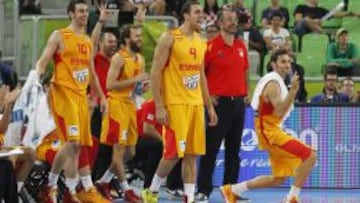 La selección española durante el pasado Eurobasket.