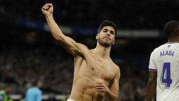 Asensio, durante el Real Madrid - Granada.