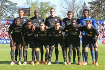 El Barcelona se proclamó primer campeón de la Champions League juvenil al imponerse al Benfica por 0-3, en partido disputado en Nyon.