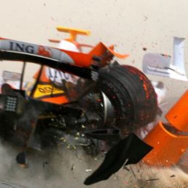 Bahrein: 'Top 5' de accidentes en Sakhir, el circuito del desierto