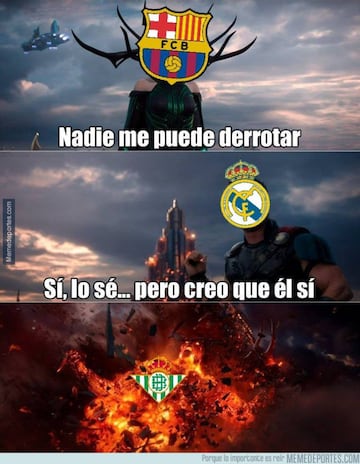 Los mejores memes de la derrota del Barcelona ante el Betis