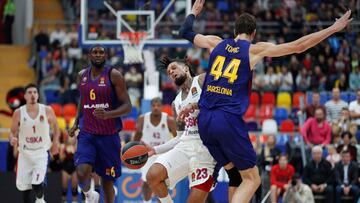 Resumen del CSKA Moscú-Barça, Euroliga 2018 (95-75): Un CSKA imperial descose al Barcelona