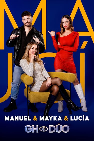 La gran sorpresa de la edición es el trío formado por Manuel, Lucía y Mayka, quienes se han dado a conocer por 'La Isla de las Tentaciones', un programa al que acudieron los dos primeros como pareja, y que acabaron rompiendo después.
Mayka, por su parte, llega como la tercera por haber tenido un encontronazo con Lucía después de que hubiera estado "muy encima" de una persona muy querida por la propia Lucía: "No me gustó su actitud y ahí corté la relación".
