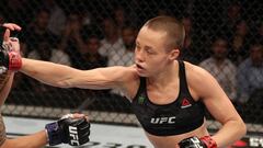 Namajunas golpea a Andrade.