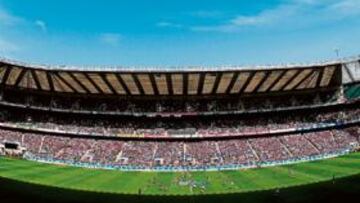 <b>LA CATEDRAL. </b>Twickers es la meca del rugby inglés, un templo de 102 años en el que nunca ha entrado el fútbol hasta ahora.