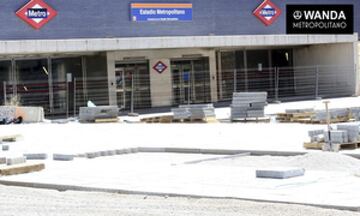 Las obras en los alrededores avanzan para recibir a los atléticos en el próximo mes de septiembre.