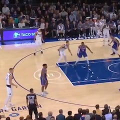 A una pierna y de cualquier manera: no se pierdan la última barbaridad de Doncic