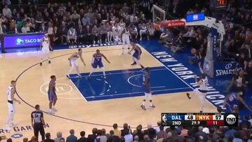 A una pierna y de cualquier manera: no se pierdan la ¨²ltima barbaridad de Doncic