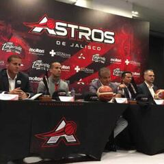 Presentan a los Astros de Jalisco, nuevo equipo de la LNBP