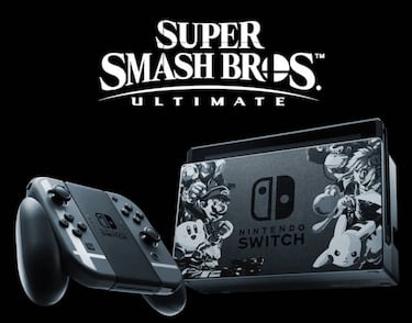 La preciosa Nintendo Switch de Super Smash Bros. Ultimate