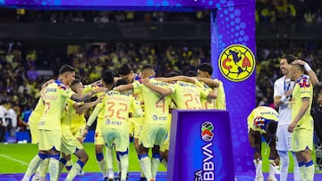 Players of America Champions during the final second leg match between Club America and Tigres UANL as part of Torneo Apertura 2023 Liga BBVA MX, at Azteca Stadium, December 17, 2023, in Mexico City, Mexico.