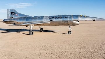 Imagen del avión Quarterhorse Mk1, desarrollado por Hermeus.