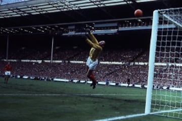 En la final del Mundial de Inglaterra 1966 disputado entre Alemania e Inglaterra, el inglés Hurst disparó el balón y pegó en el larguero. Botó en la raya y el árbitro, el suizo Gottfried Dienst, lo consideró un gol legal.