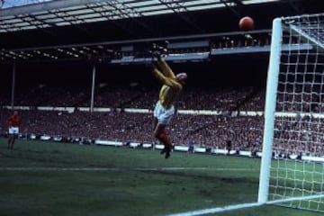 En la final del Mundial de Inglaterra 1966 disputado entre Alemania e Inglaterra, el inglés Hurst disparó el balón y pegó en el larguero. Botó en la raya y el árbitro, el suizo Gottfried Dienst, lo consideró un gol legal.  