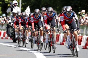 El equipo ciclista BMC Racing de EE. UU.