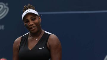 TORONTO, ON - AUGUST 8 - Serena Williams of the United States defeats Nuria Parrizas Diaz of Spain on Centre Court at the National Bank Open presented by Rogers at Sobey's Stadium at York University in Toronto. August 8, 2022. (Steve Russell/Toronto Star via Getty Images)