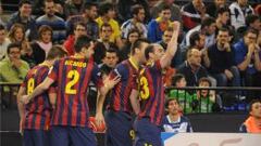 El Bar?a cumple el tr¨¢mite y repetir¨¢ final con ElPozo