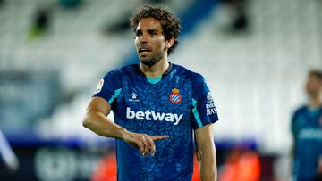 Leandro Cabrera of Espanyol gestures during the spanish second league, Liga SmartBank, football match played between CD Leganes and RCD Espanyol de Barcelona at Butarque stadium on november 26, 2020, in Leganes, Madrid, Spain
AFP7
26/11/2020 ONLY FOR U
