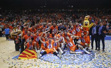 El Valencia Basket campeón de la Eurocup.
