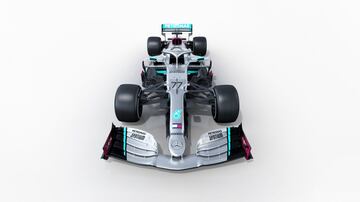 El W11 ha sido presentado hoy en Silverstone (Inglaterra). El monoplaza, uno de los favoritos para lelvarse el Mundial de Fórmula 1, tiene un estilo continuista.