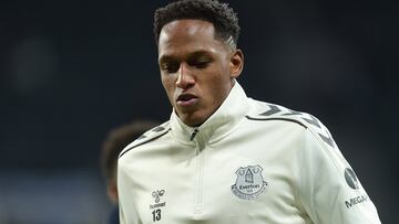 Yerry Mina, defensa central de Everton