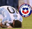 Messi ante una de sus pocas bestias negras: Chile